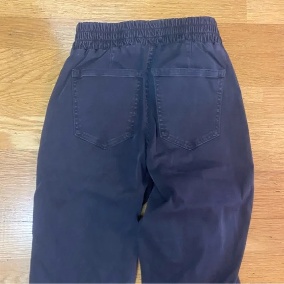 Spanx Black Pull On Twill Cargo Zip Ankle Preppy Career Shapewear Joggers Pants… - Picture 6 of 7